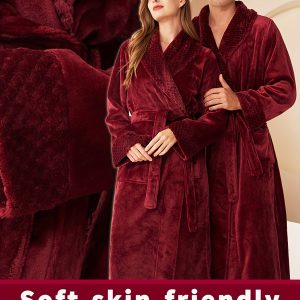 🛁 Luxurious winter robe -- long and thick with a soft Coralie texture